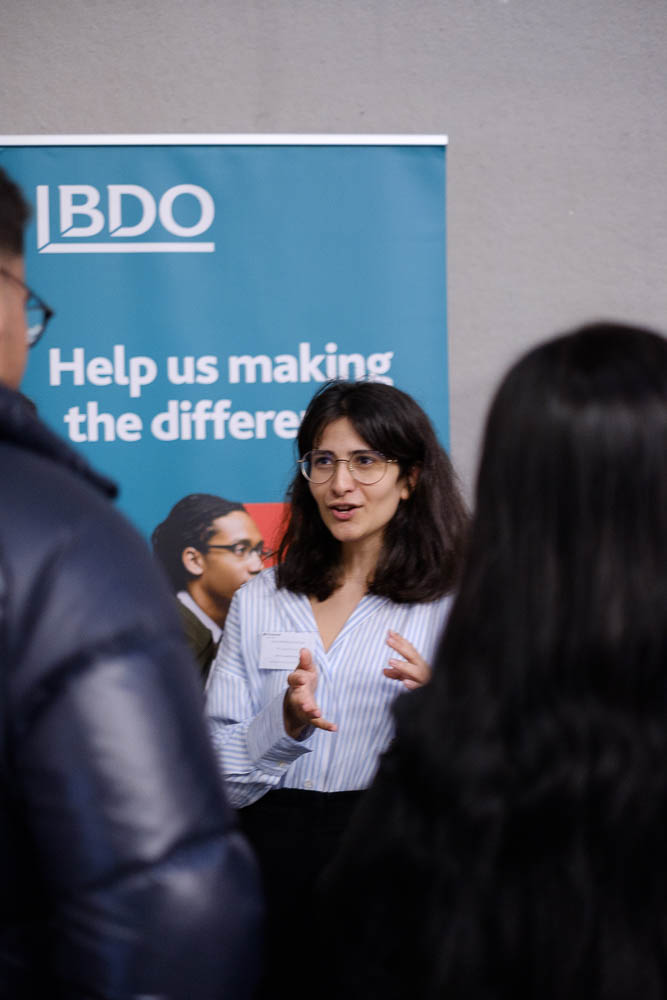 Job fair et Drink Alumni - ALIFUCaM - 2024 - Représentante de BDO